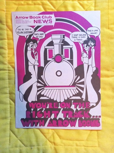 Vintage beatles yellow - vintage, beatles-