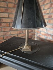 ANTIQUE BRASS BEDSIDE LAMP