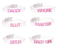 Pink Clear PVC-Fetish-Name