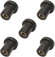 5X ECROU CAOUTCHOUC M3 M4 M5