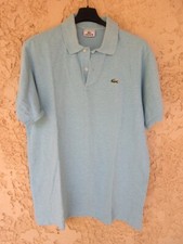 Polo LACOSTE Devanlay bleu ciel jersey coton manches courtes 6