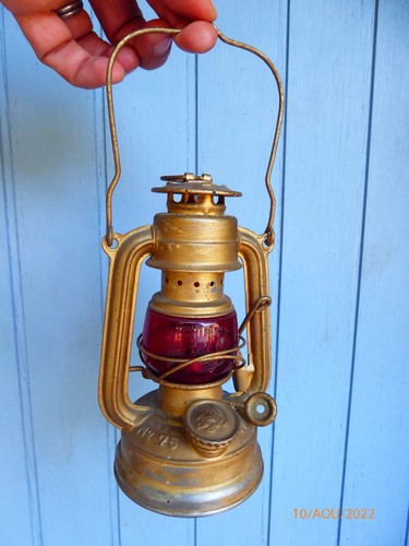 Rare ancienne lampe tempete - ancienne,