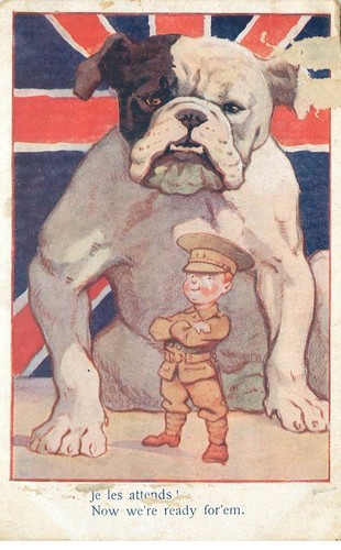 Patriotique angleterre bulldog - angleterre,