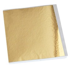 Lot de 100 feuilles d'or pour
