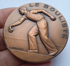PETANQUE or BOCCE VOLO BRONZE MEDAL awarded by FRENCH SENATOR