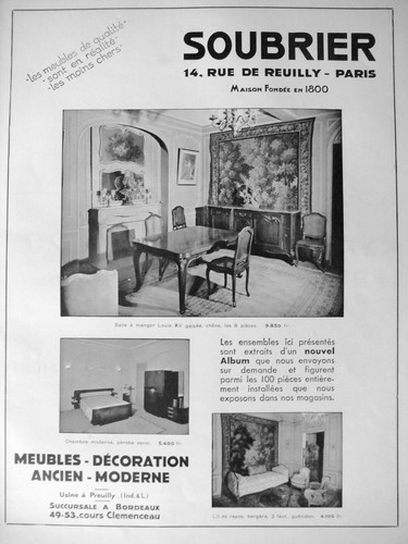 Publicité soubrier meubles - publicitÉ,