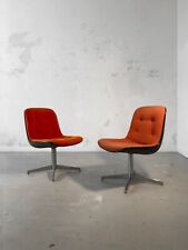 1960 RANDALL BUCK STRAFOR 2 ARMCHAIRS OFFICE MODERNIST SPACE-AGE Eames Knoll