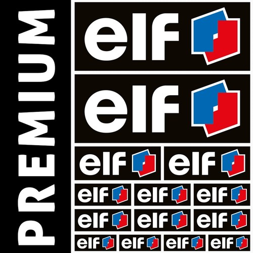 Elf 14 stickers - -,