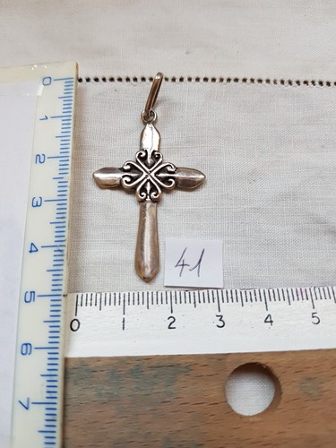 Croix pendentif argent - , en