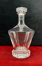 SAINT LOUIS DIAMOND WHISKEY DECANTER WINE DECANTER WHISKEY CRYSTAL CUT ART DECO