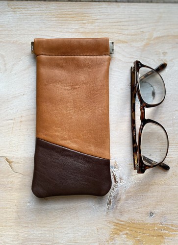 Etui lunettes cuir - à,