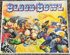 Affiche du jeu Warhammer Blood Bowl de 1994 - 82,50 x 102cm - jamais pliée