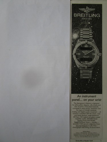 1989 pub montre breitling - 7/1989,