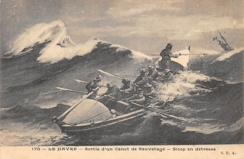 Cpa havre sortie - sortie, d'un