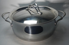 Lagostina 4qt  22cm Stainless Steel Pot With Lid Made in Italy
