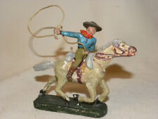 FIGURINE COMPOSITION AP ROVELLO PORRO ITALY CAVALIER COWBOY LASSO CHIALU NARDI