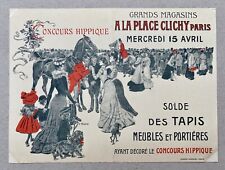 À La Place Clichy: Carpets & Hanging of the Equestrian Competition by J.Matet