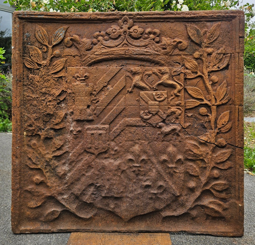 Plaque cheminée vicomte - , de