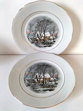 Lot 2 assiettes à dessert