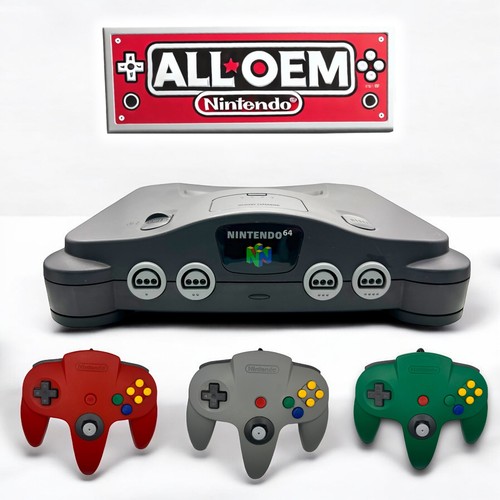 N64 nintendo console oem - console, +