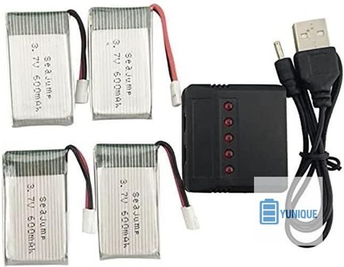 Lot batteries lipo - 4, 3.7v