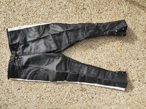 Pantalon cuir vintage - 🏁,