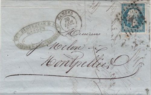 Lettre dec 1858 de - lettre,