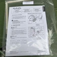 Kubota manuel  Neuf K2063-71623 Kit frein tracteur tondeuse G23 G26