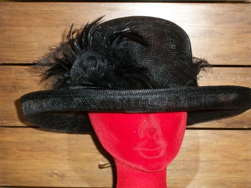 Chapeau cérémonie noir - chapeau,