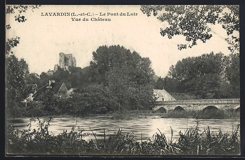 Cpa lavardin pont du loir - lavardin,, le