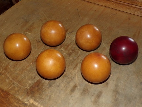 Ancien lot boules - 6, billard