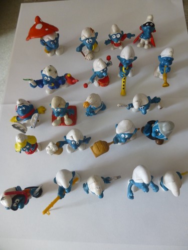 Lot figurines schtroumpf - lot,