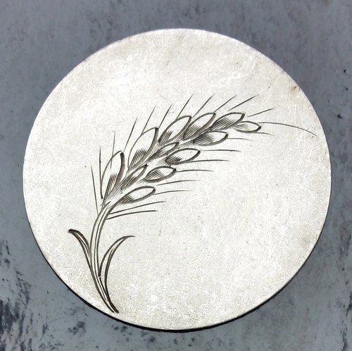 Jeton minoterie argent - de,