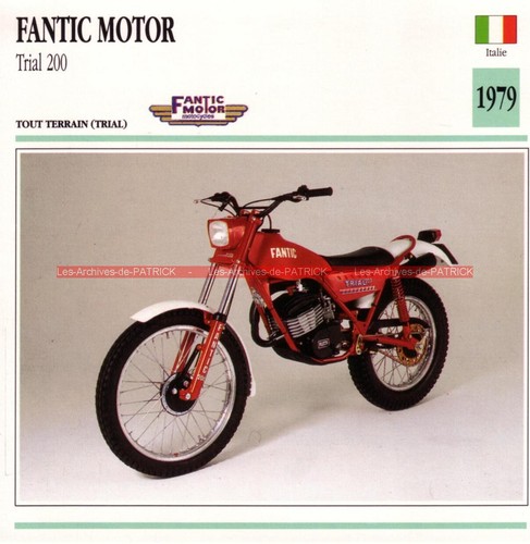 Fantic 200 trial type - trial, 350