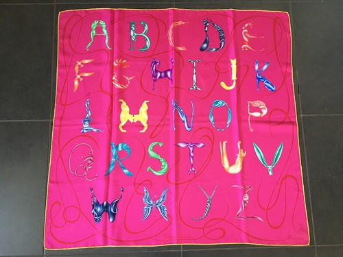 Foulard carré hermès - hermès, soie