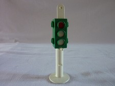 PLAYMOBIL  ACCESSOIRE VILLE CHANTIER TRAVAUX LE FEUX TRICOLORE VINTAGE