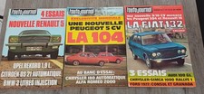 L'AUTO JOURNAL - 3 REVUES N°