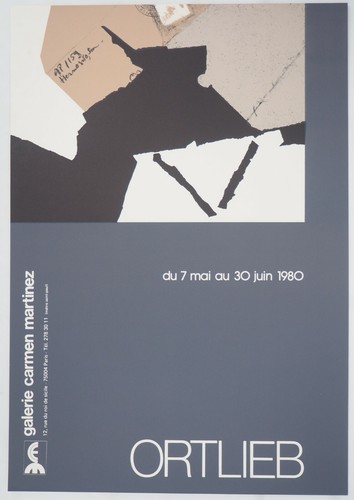 Affiche art ortlieb - [affiche, d'art]