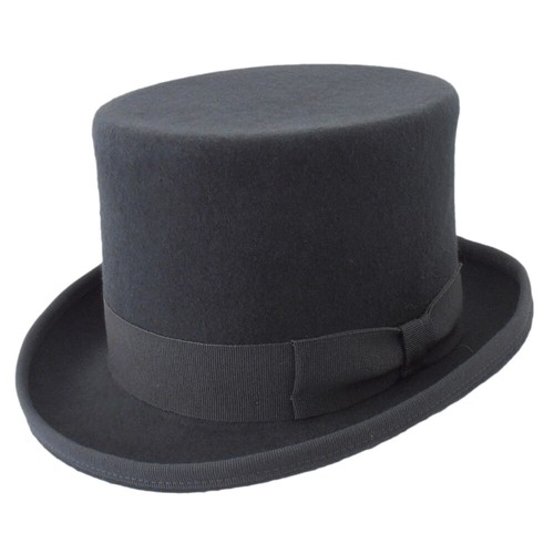 Chapeau haut forme feutre - haut,