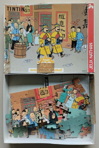 Puzzle tintin lotus bleu - puzzle,