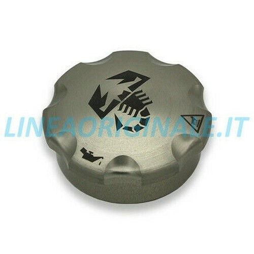 Bouchon huile aluminium bruni - huile,