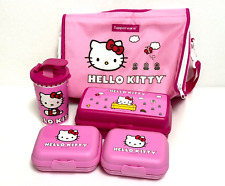 Hello Kitty Tupperware Lunch Box Set with Chilled Bag Sanrio