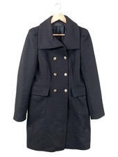 ZARA WOMAN Manteau en laine Dames Manteau T EU 40 noir style décontracté