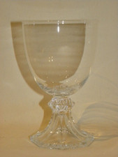 VERRE A VIN EN CRISTAL TAILLE VAL SAINT LAMBERT VSL MODELE SERVICE YALE 10,8 CM