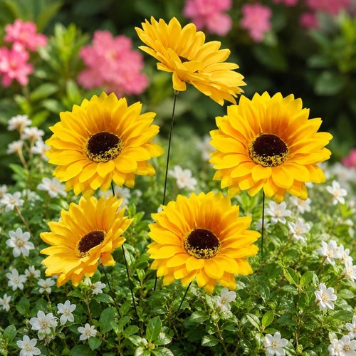 Tournesol soie pièces - tournesol,