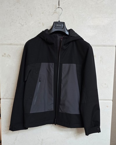 Zegna veste techmerino noire - zegna,