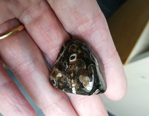 Pierre roulée agate avec - roulée,