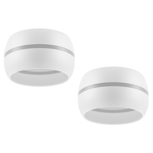 Plafonnier douille lampe - 2x,