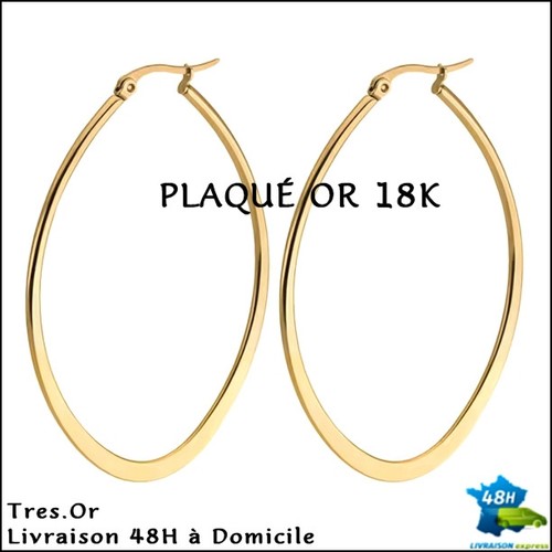Plaqué 18k boucles - plaquÉ,