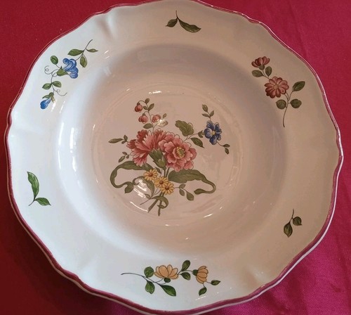 Assiette creuse floral en - creuse", "